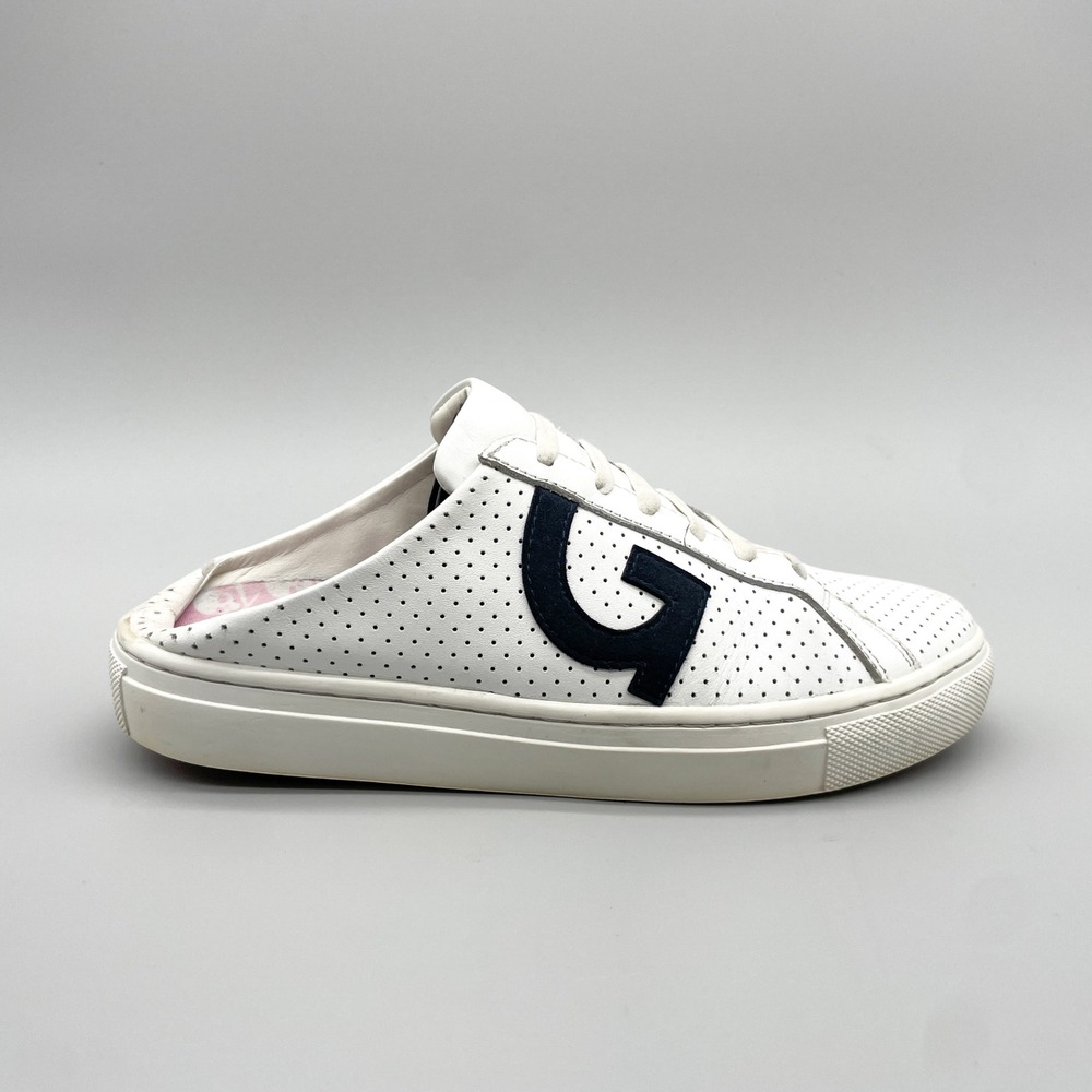 G/FORE Womens 7 Disruptor S Street Shoes Mule White Leather Golf Slip On Comfort